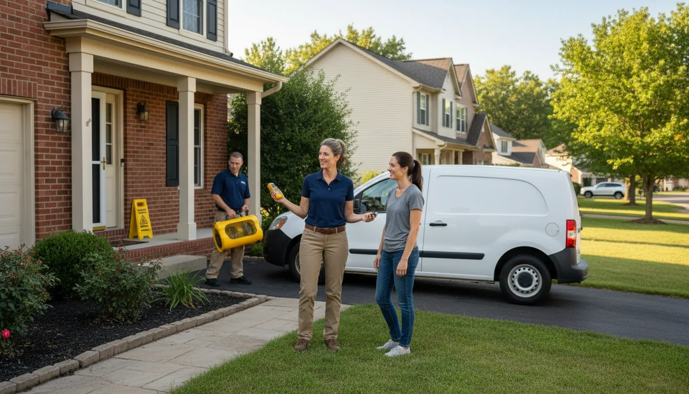 Water restoration image for Dehumidification And Cleanup Services in Hauppauge, NY
